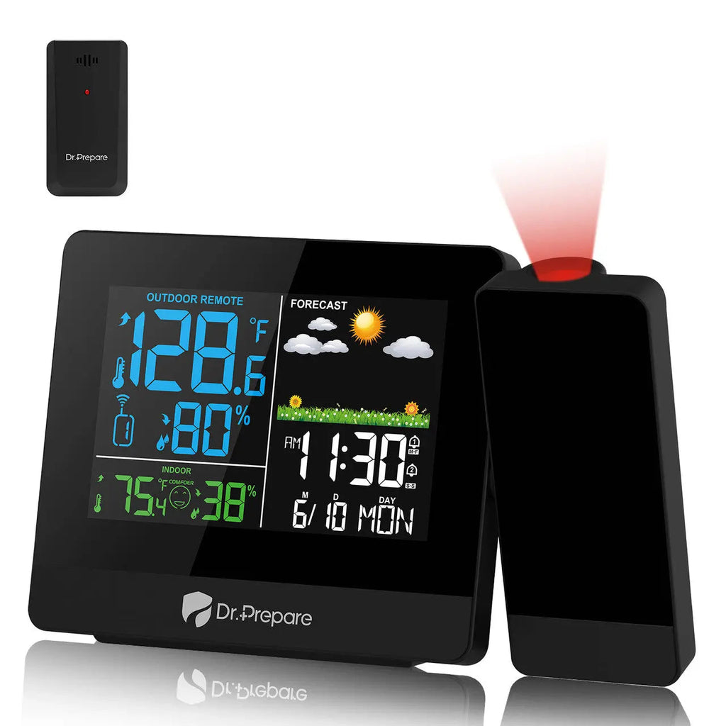 Dr. Prepare Projection Alarm Clock 003 DPWS-OUT003-US