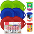 Plastic Can Lids | Reusable Covers for Food & Pet | 6 Pack