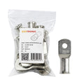 10 Pack of Exotronic 95mm² Copper Lug M8 | Bellmouth