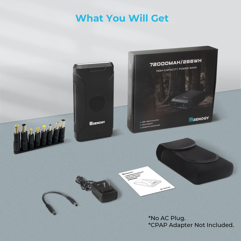 72000mAh 266Wh Power Bank
