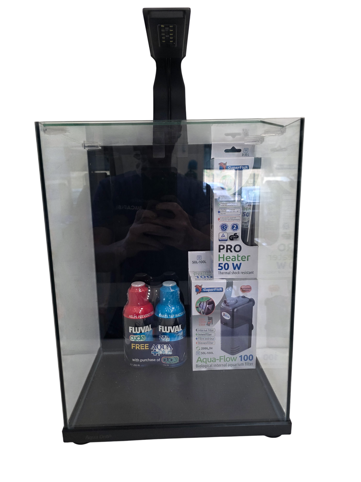 Aqua One Focus 23 Glass Aquarium 23L 30x22x41cm