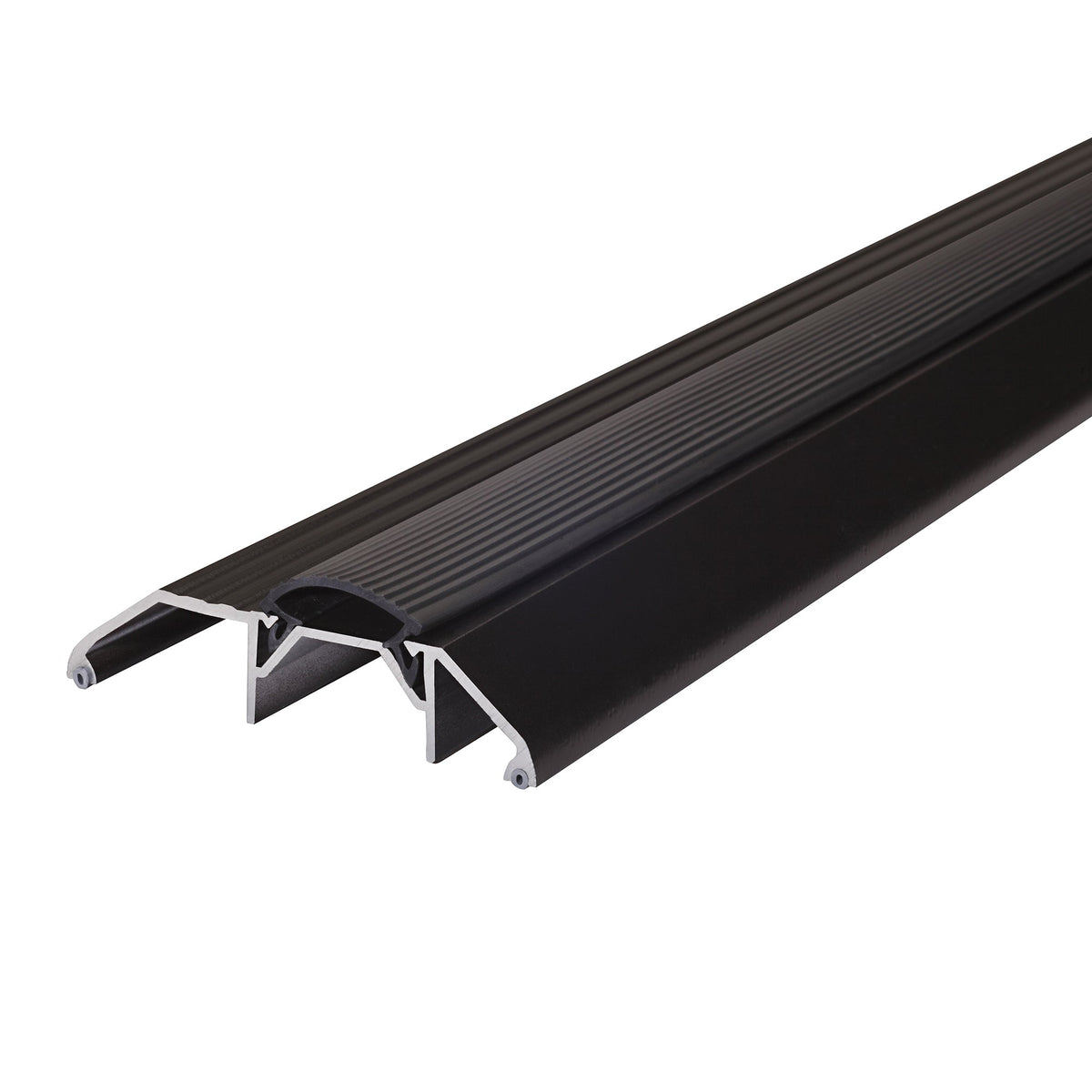 3-3/4 in. x 1-1/8 in. Aluminum and Vinyl Heavy-Duty High-Profile Threshold
