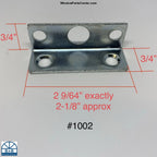 1002 - Hoppe French Casement Hardware Mounting Plate