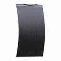 100W Monocrystalline Fibreglass Black Semi-Flexible Solar Panels with Durable ETFE Coating and MC4 connectors