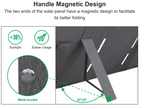 Energian 100W Portable Folding Solar Panel