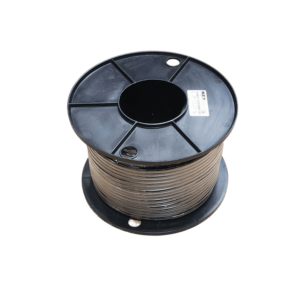 100m Roll of 6B&S (13.5mm²) Black Single Core Automotive Cable