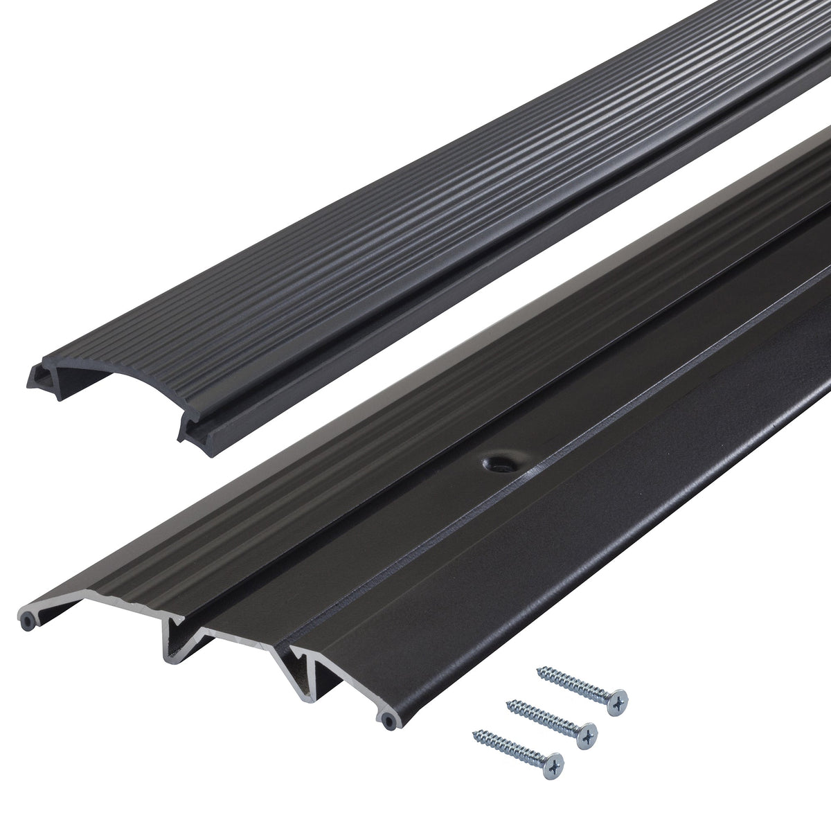 Aluminum and Vinyl Heavy-Duty Low-Profile Threshold