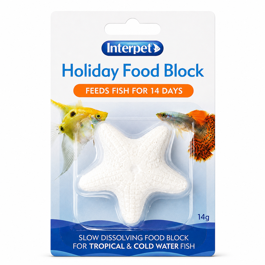 Interpet Fish Holiday Food Block – 2-Week Sustenance
