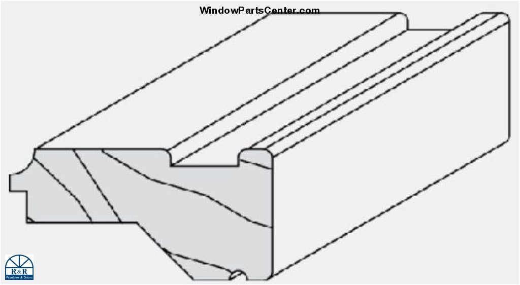 103 Casement Wood Bottom Sill Cover For Hurd Awnings and Casements