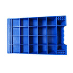 BLUE Wedge Tandem Caravan Rv Levelling Ramp (Single)