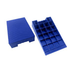 BLUE Wedge Tandem Caravan Rv Levelling Ramps (Pair) With Bag