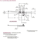 105 Amesbury Truth Operator 15 Series Traditional Case Long Arm 13 1/2 Inch Ellipse Case 60 Series