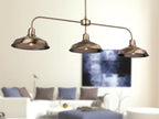 Vintage Antique Brass Pendant Light for Kitchen Island with Adjustable Drop