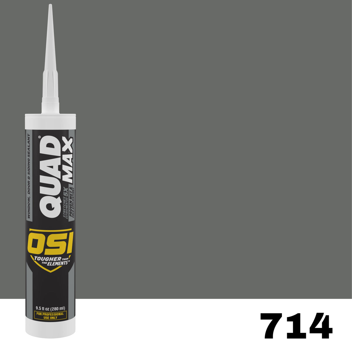 OSI QUAD MAX 714 Window, Door & Siding SealantFREE CAULK GUN $25Value | IDH# 2871895