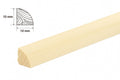 pine wood quadrant trim 10mm quarter round profile
