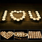 100pk Tea light Candles Tea Lights Tealight Tealights Unscented Candle 4 Hours