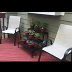 3 Tier Metal Plant Stand Flower Pot Planter Display Rack Garden Balcony Shelf