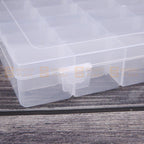 Large Plastic Compartment Storage Box Container Jewellery Bead Craft Organiser