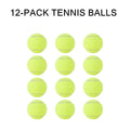 12 Pack Tennis Balls Standard Size, Durable Bounce, Training & Play Ball, Pet Ki