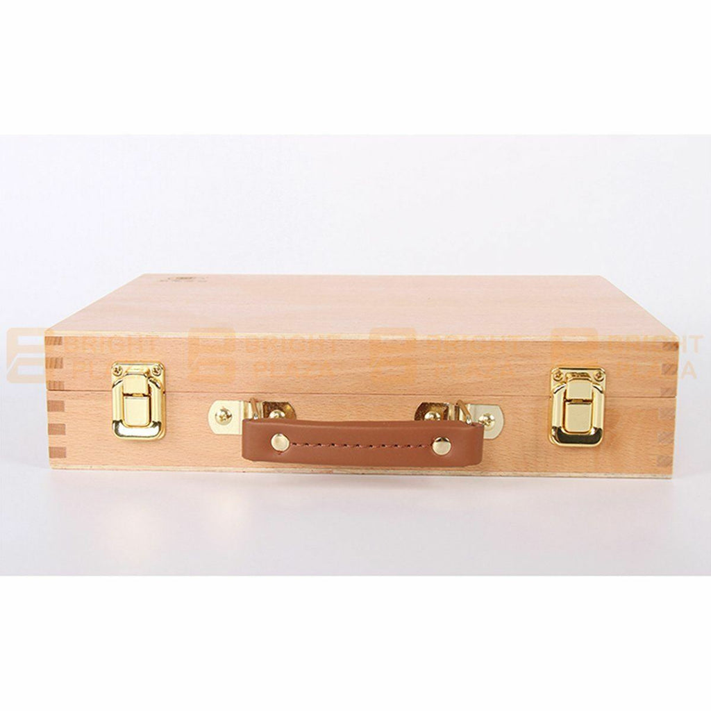 Artist Painting Painter Wooden Storage Box Easel Palette Beech Wood Organiser