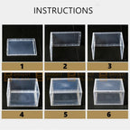 Premium Sneaker Display Shoe Box Storage Case Clear Plastic Boxes Side Stackable