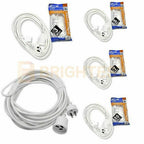 3M/5M/7M/10M Mains Power Extension Cord Lead Aus 3-Pin Plug 240V White Cable