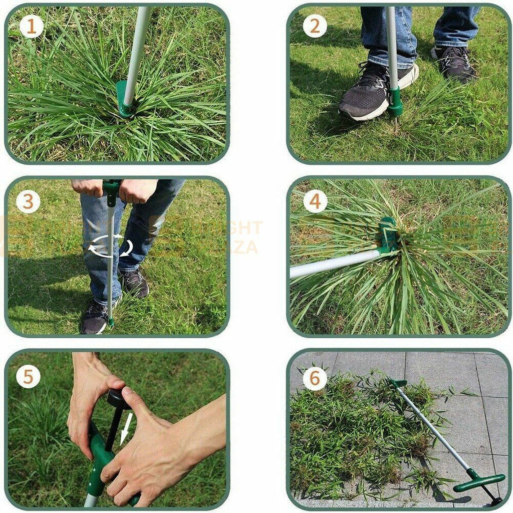 Garden Weed Puller Weeder Twister Easy Twist Pull Lawn Root Remover Killer Tool