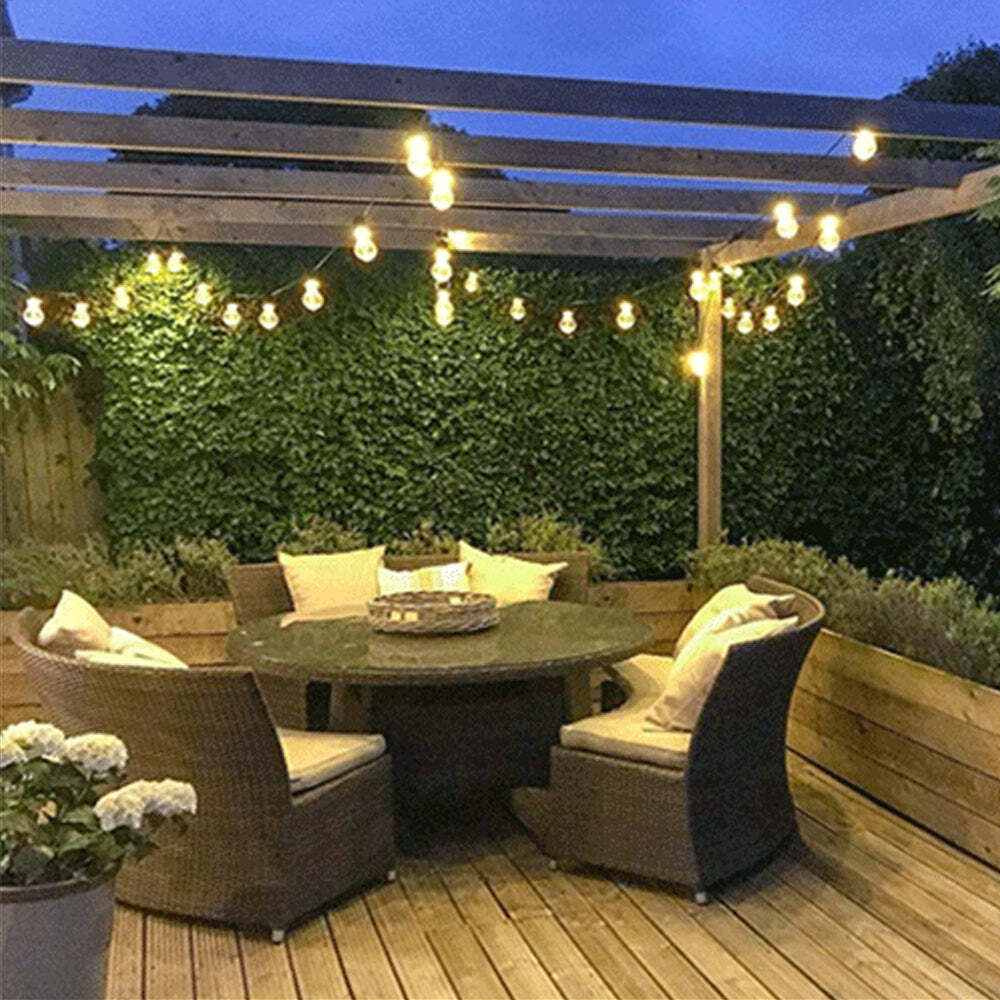Outdoor Festoon Lights LED Globe Bulb String Lighting Christmas Party 14M-32M De