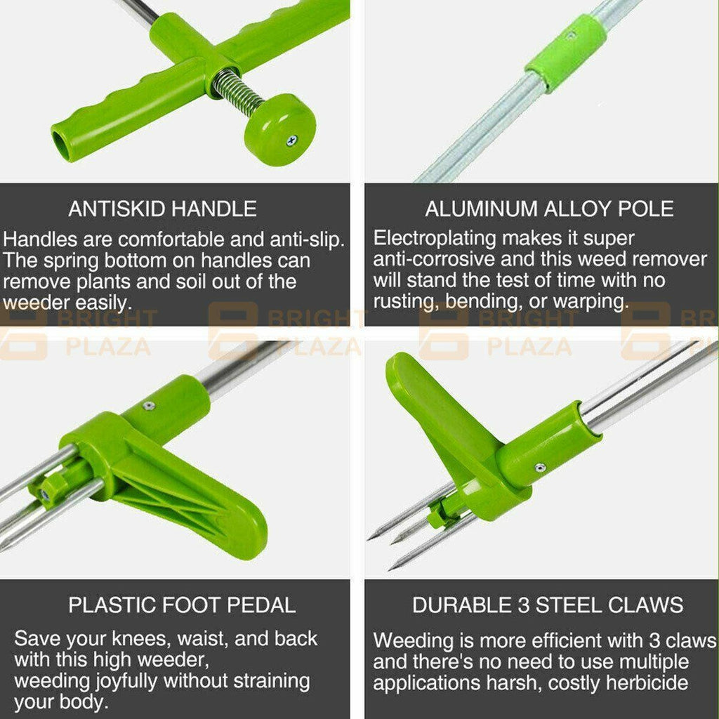 Garden Weed Puller Weeder Twister Easy Twist Pull Lawn Root Remover Killer Tool