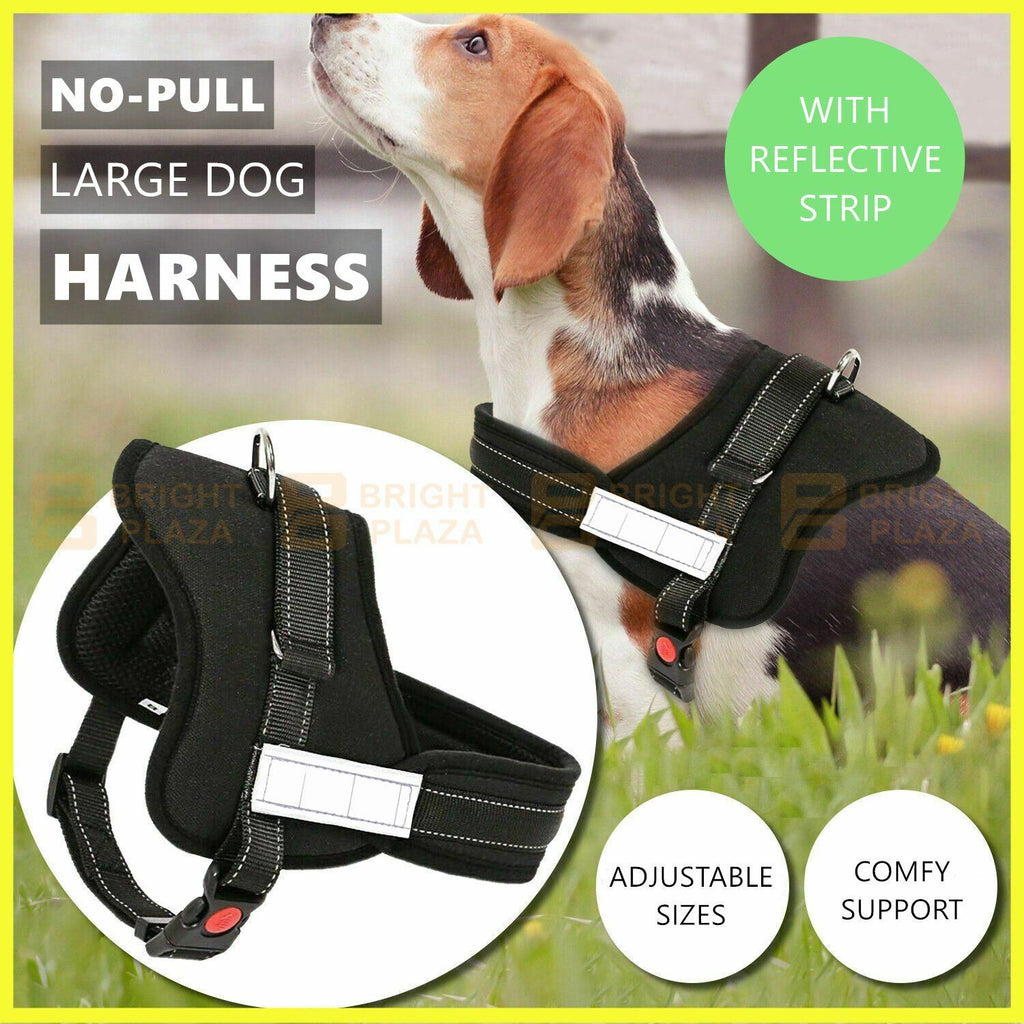Reflective Adjustable Pet Puppy Dog Harness Support Padded BUY 1 GET 1 FREE