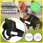 Reflective Adjustable Pet Puppy Dog Harness Support Padded BUY 1 GET 1 FREE