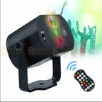 Mini Disco Laser Light Sound Active Projector Stage Pattern LED Lights Party