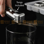 8pcs Stainless Steel Ice Cubes Whiskey Wine Metal Stones Cooling Rocks Cooler