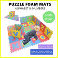 Kids Foam Mat Learning Alphabet Number Floor Play Mats Tiles Letters Puzzle