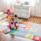 Kids Foam Mat Learning Alphabet Number Floor Play Mats Tiles Letters Puzzle