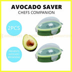 2pcs Avocado Keeper Saver Food Veggie Storage Container Stay Fresh Leftover Half
