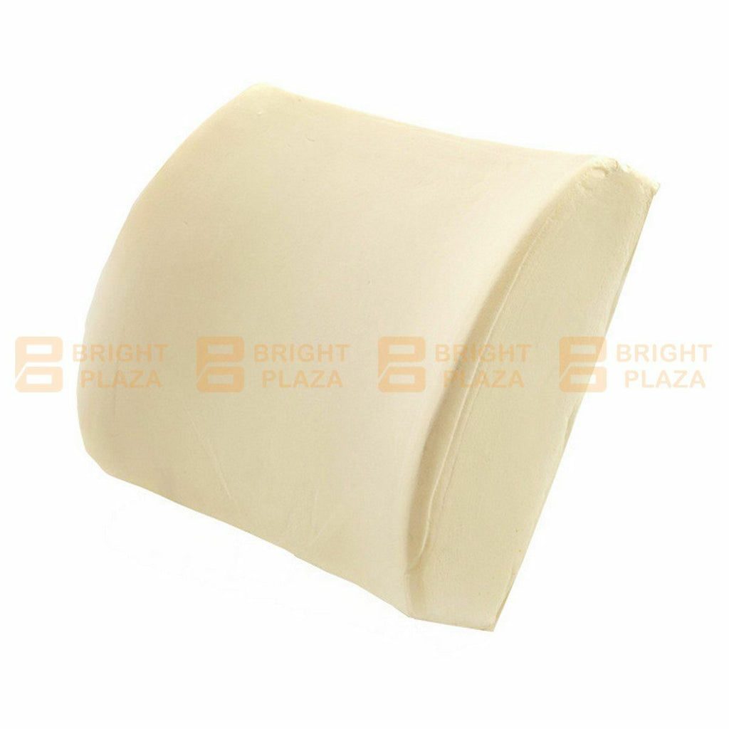 Memory Foam Lumbar Back Support Cushion Pillow Waist Home Office Car Chair Mesh