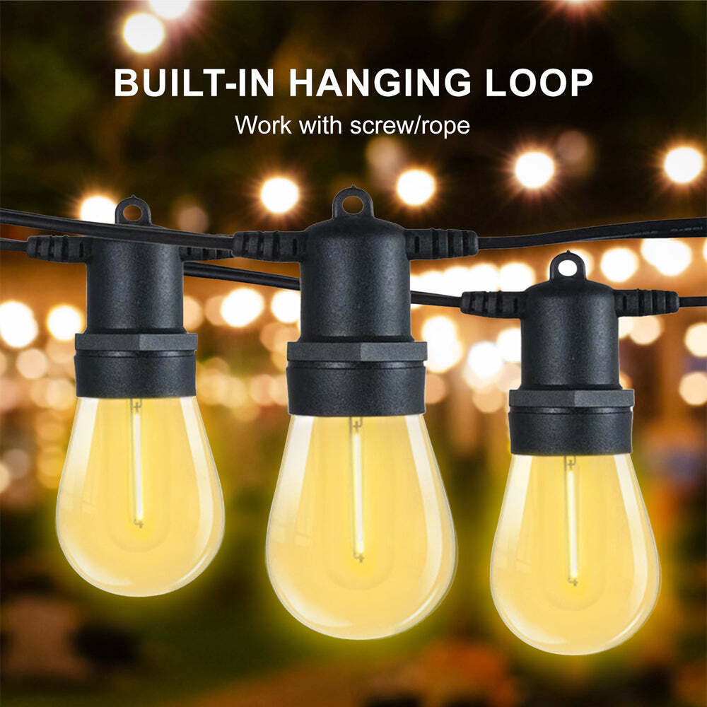 Outdoor Festoon Lights LED Globe Bulb String Lighting Christmas Party 14M-32M De