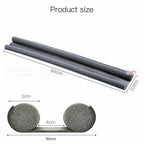 2PK Double Sided Door Snake Air Draft Wind Dust Stopper Seal Sealing Strip Guard