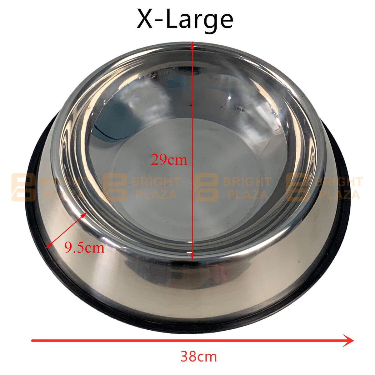 Stainless Steel Pet Bowl Water Bowls Portable Anti Slip Skid Feeder Dog Cat
