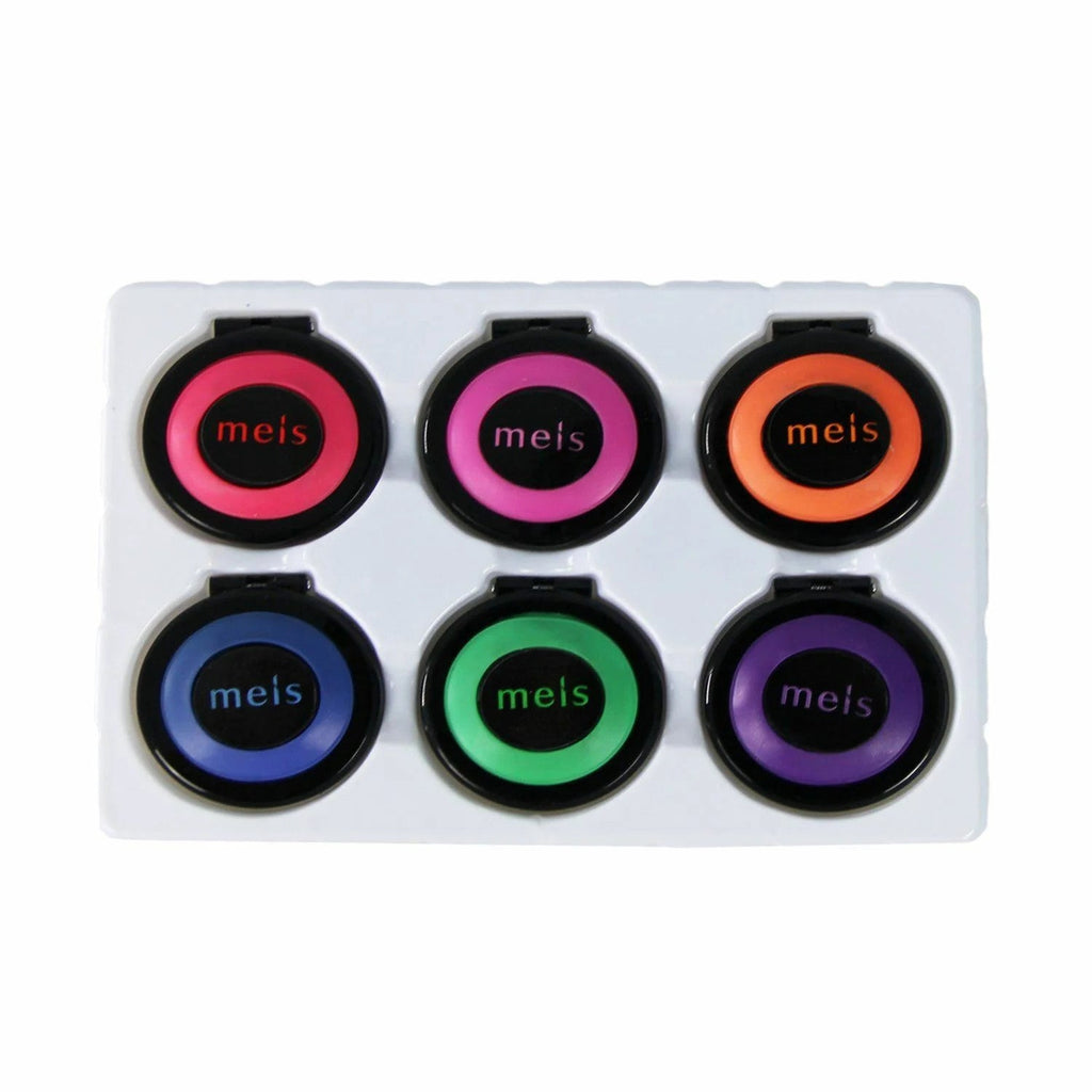 6pcs Hair Colour Hair Chalk Compacts Vibrant Colours Quick Easy Temporary Dye