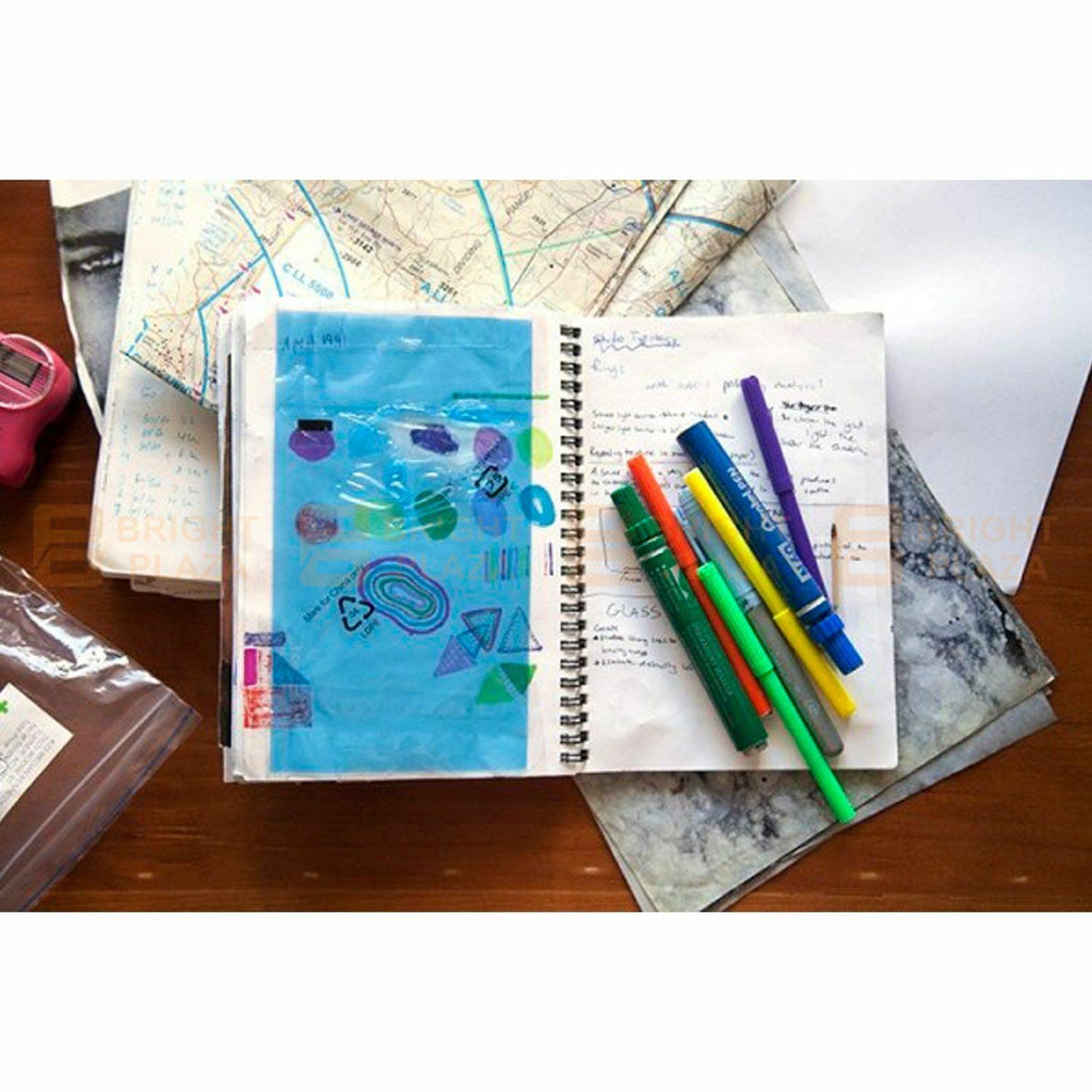 Visual Art Diary A3 A4 A5 Hardcover Black Spiral Wire 110gsm 120 Page Draw Paint