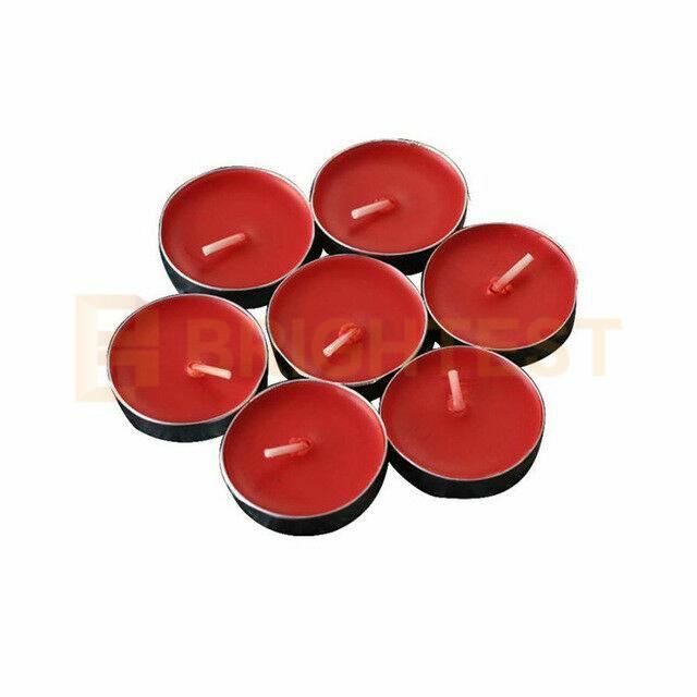 100pk Scented Tealights Tea Light  Candles Bulk 4 Hours Burn Home Scent Wedding