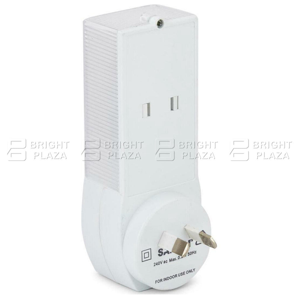 2pcs Automatic LED Night Light Lamp Sensor Activating Auto On/Off Hallway Bedroo