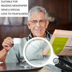 LED Lighted Hand Held Magnifier Magnifying Glass Handheld Reading Light 11x 3x