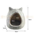 Pet Cat Dog Cave Bed House Warm Igloo Cushion Small Comfy Puppy Kitten Kennel
