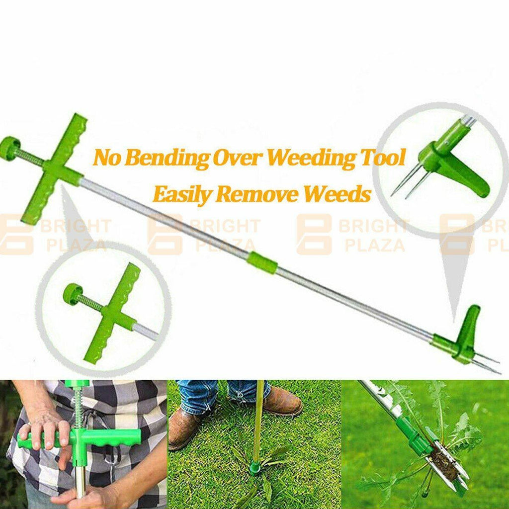 Garden Weed Puller Weeder Twister Easy Twist Pull Lawn Root Remover Killer Tool