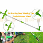 Garden Weed Puller Weeder Twister Easy Twist Pull Lawn Root Remover Killer Tool