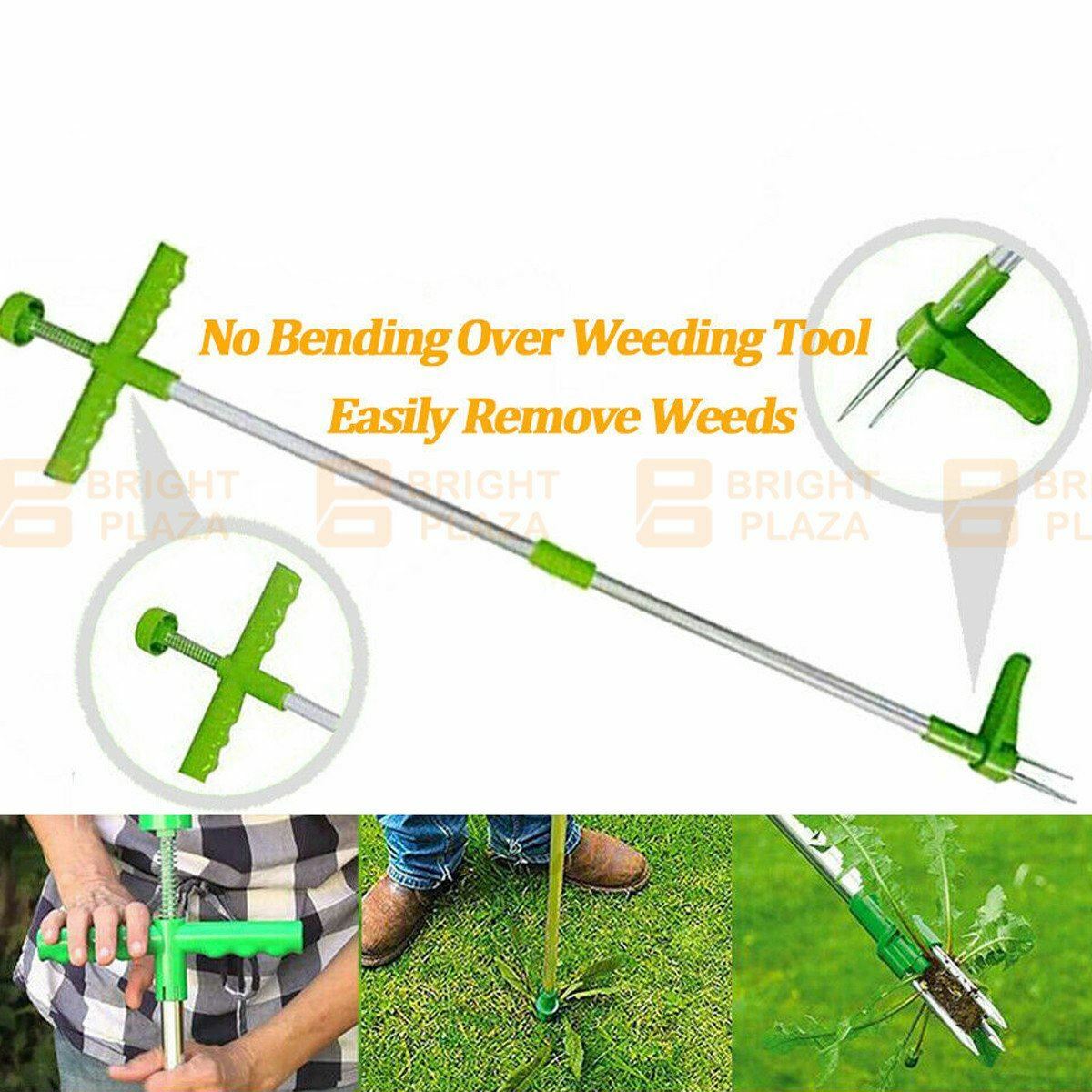 Garden Weed Puller Weeder Twister Easy Twist Pull Lawn Root Remover Killer Tool