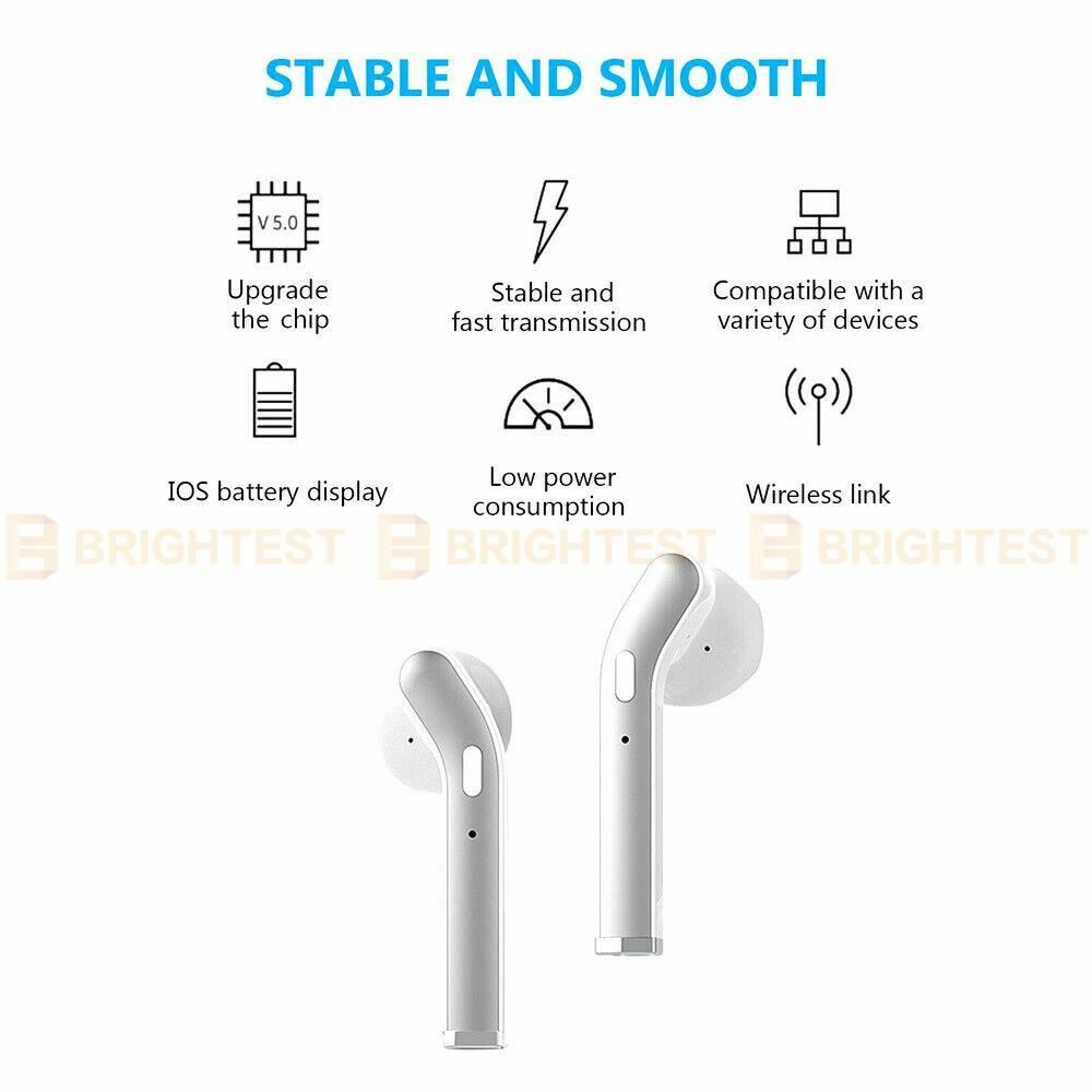 Wireless Stereo Earphone Headphone Headset Earbuds Bluetooth Charging Case Mic